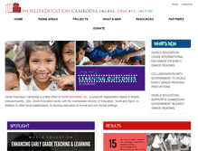 Tablet Screenshot of cambodia.worlded.org