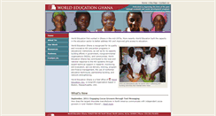Desktop Screenshot of ghana.worlded.org