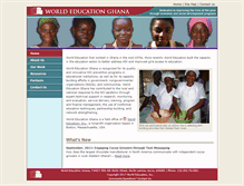 Tablet Screenshot of ghana.worlded.org